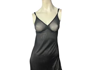 Vintage black full slip 36 Formfit Rogers