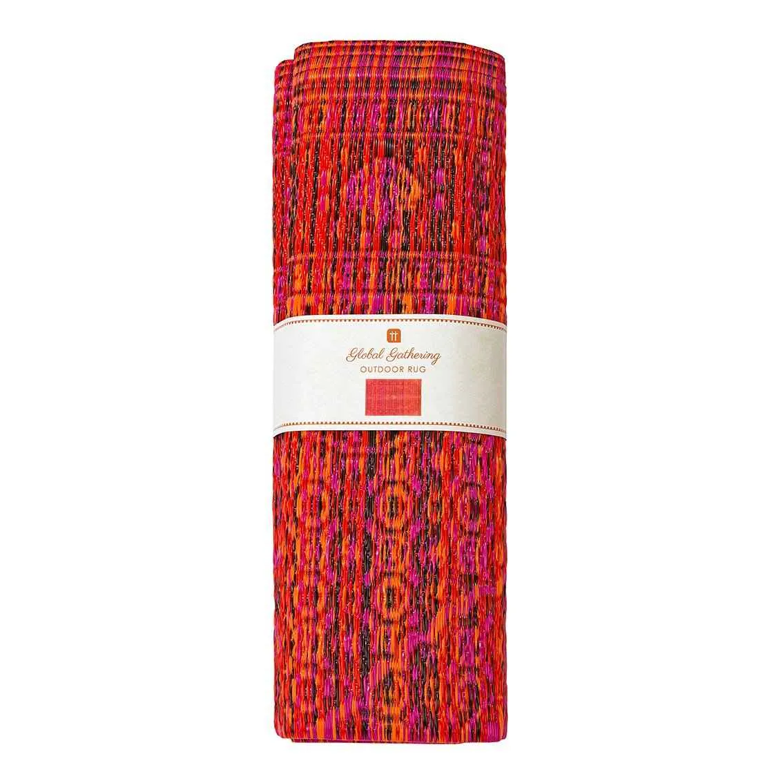 Waterproof Red Outdoor Rug