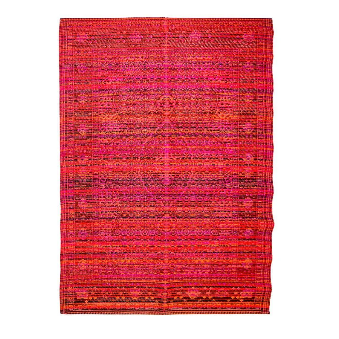 Waterproof Red Outdoor Rug