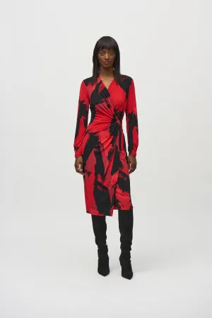 Wrap Knee-length Dress