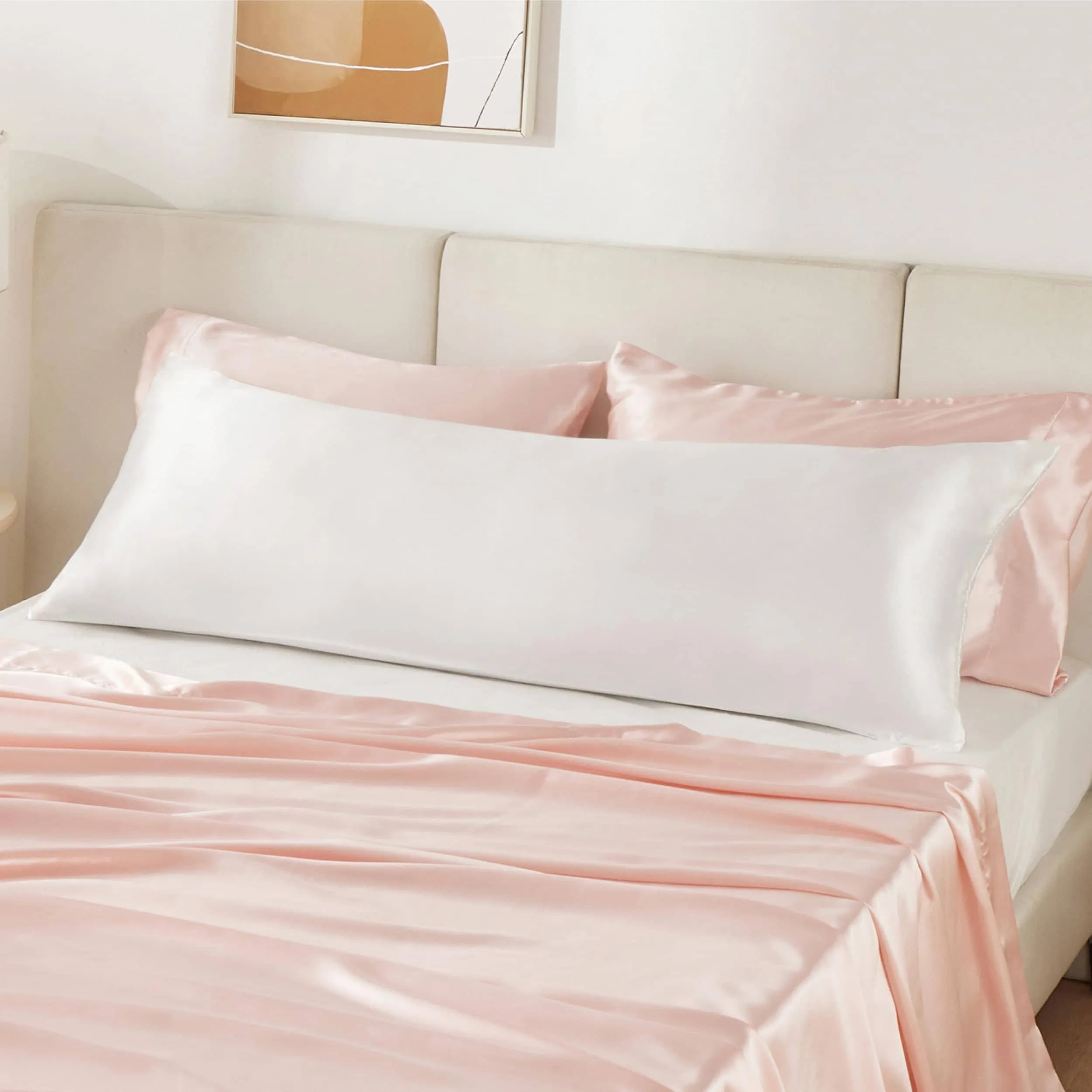 Zipper Closure Satin Pillowcases